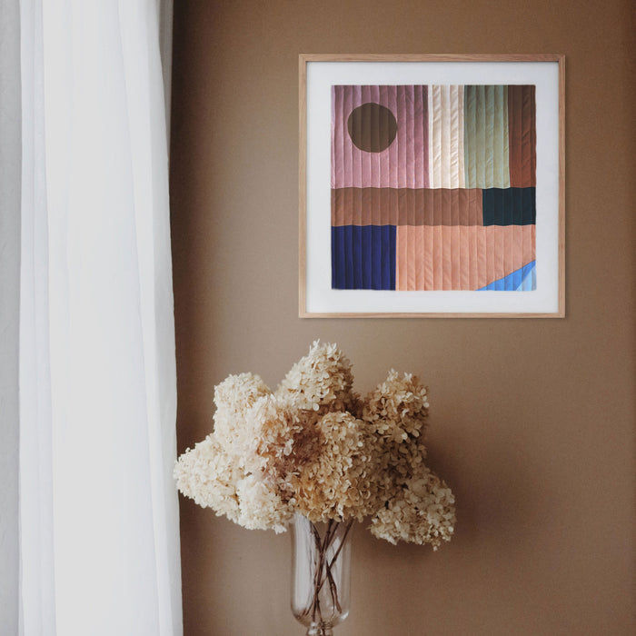 Framed pastels